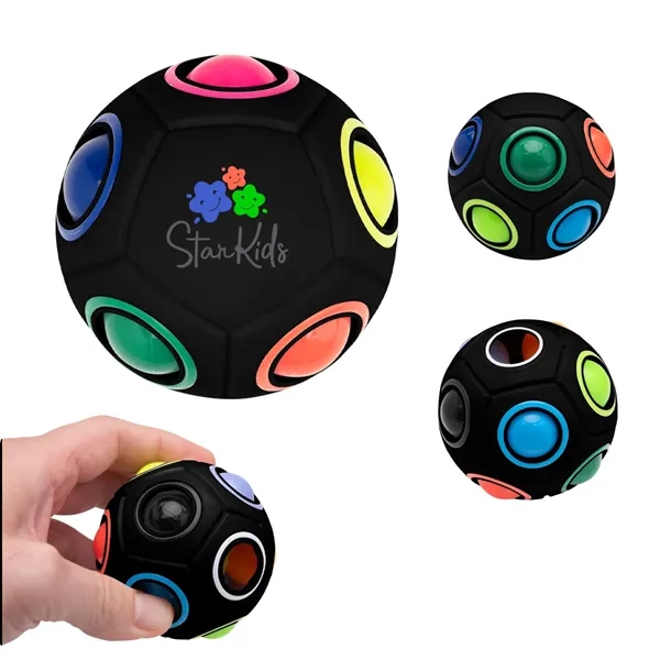 Ball shaped stress-pop game.... from ASI 61125 Hit Promotional Products / Hit®