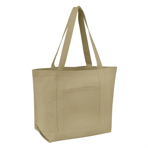 7" x 21" x 14" recycled cotton canvas tote bag with... from ASI 61125 Hit Promotional Products / Hit®