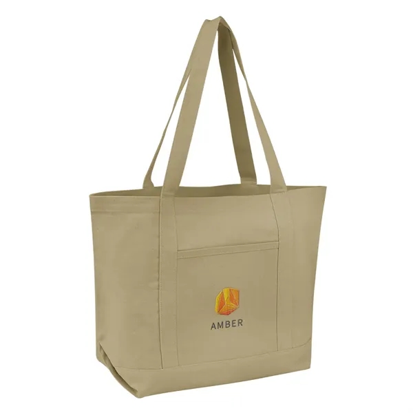 7" x 21" x 14" recycled cotton canvas tote bag with... from ASI 61125 Hit Promotional Products / Hit®