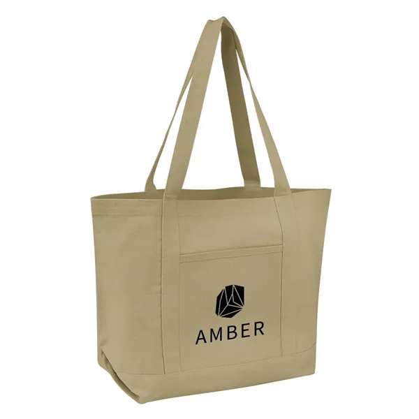 7" x 21" x 14" recycled cotton canvas tote bag with... from ASI 61125 Hit Promotional Products / Hit®