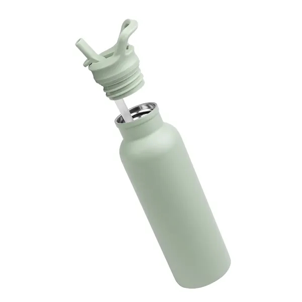 17 oz. recycled stainless steel bottle with double wall insulation, lid... from ASI 61125 Hit Promotional Products / Hit®