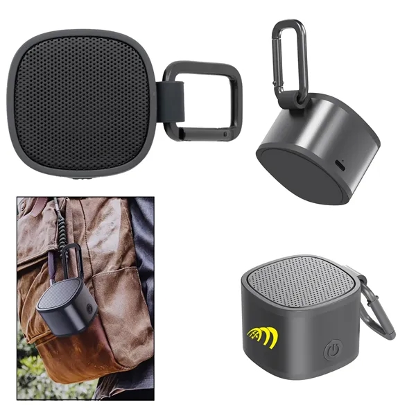 This magnetic portable speaker snaps onto your smartphone or MagSafe case... from ASI 34800 Alstar Creations