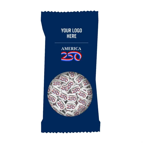 America250™ Zagasnacks™ Pack Promo Bag with Printed Mints...... from ASI 61125 Hit Promotional Products / Hit®