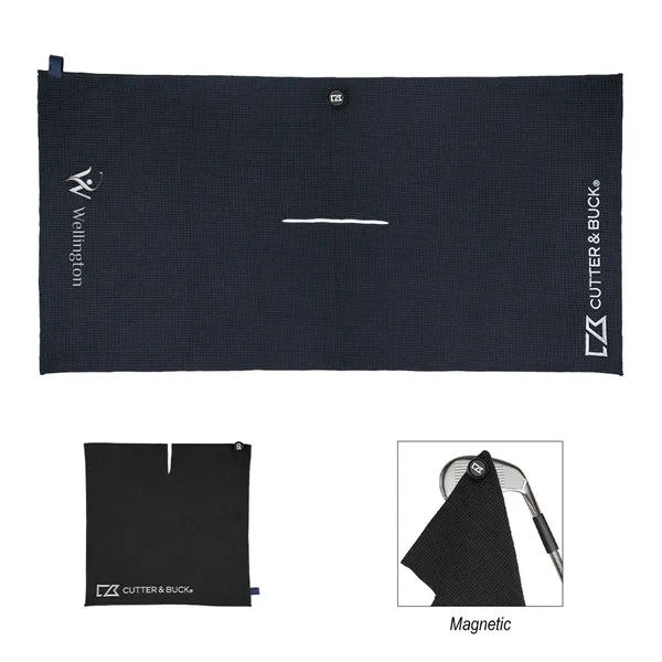 Item #6066 Cutter & Buck® rPET Magnetic Golf Towel