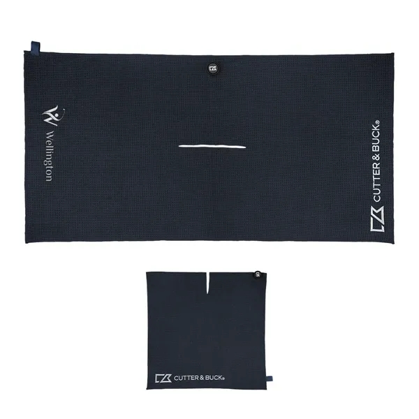 Item #6066 Cutter & Buck® rPET Magnetic Golf Towel
