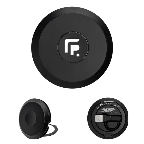 Wireless Multi-Charger With Kickstand... from ASI 61125 Hit Promotional Products / Hit®