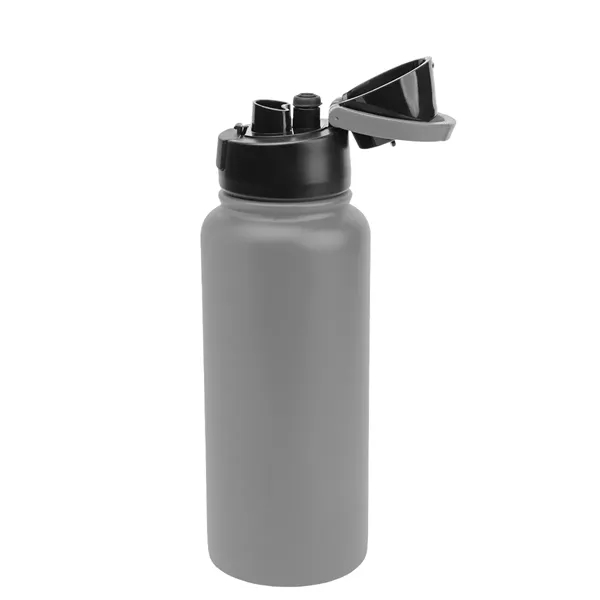 Item #504320 32 Oz. Full Laser Pop Sip & Chug Recycled Stainless Steel...