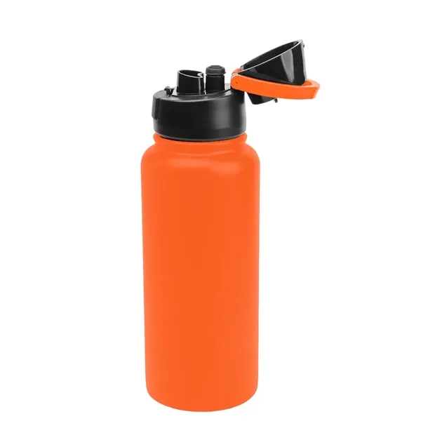 Item #504320 32 Oz. Full Laser Pop Sip & Chug Recycled Stainless Steel...