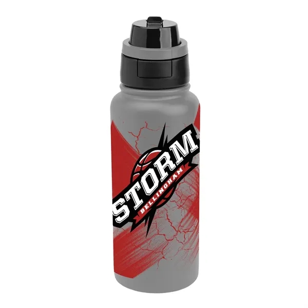 Item #550432 32 Oz. Full Color Pop Sip & Chug Recycled Stainless Steel...