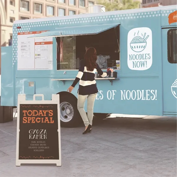 Constructed of durable plastic, this A-frame is maintenance-free and weather-resistant, making... from ASI 87188 Showdown Displays