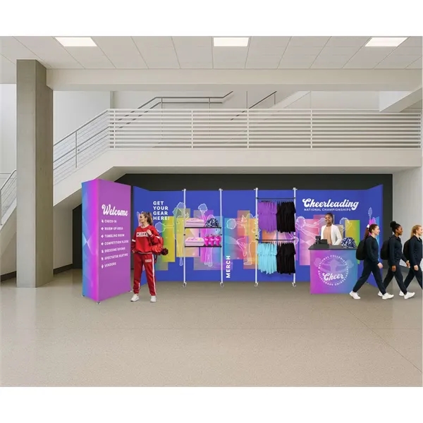 The TRIGA® Go U Booth is a versatile, eye-catching, and functional... from ASI 87188 Showdown Displays