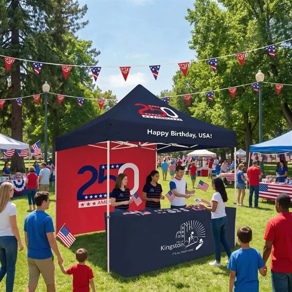 Suspend your message across doorways, walls, and fences... from ASI 87188 Showdown Displays