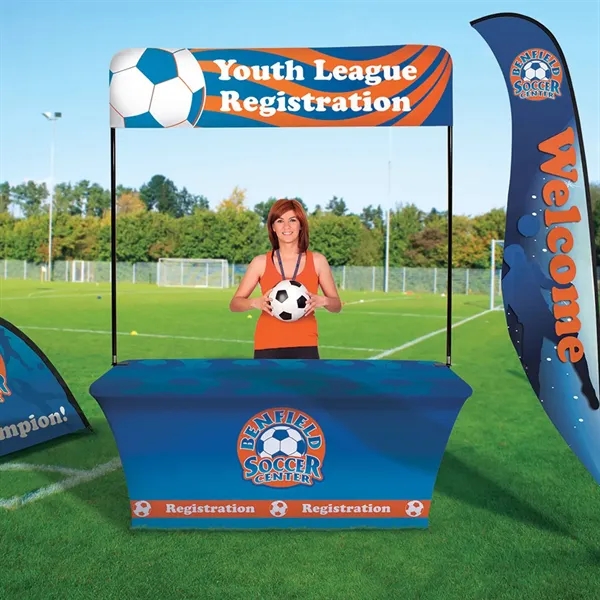 6' over-the-top display kit with double sided graphics.... from ASI 87188 Showdown Displays