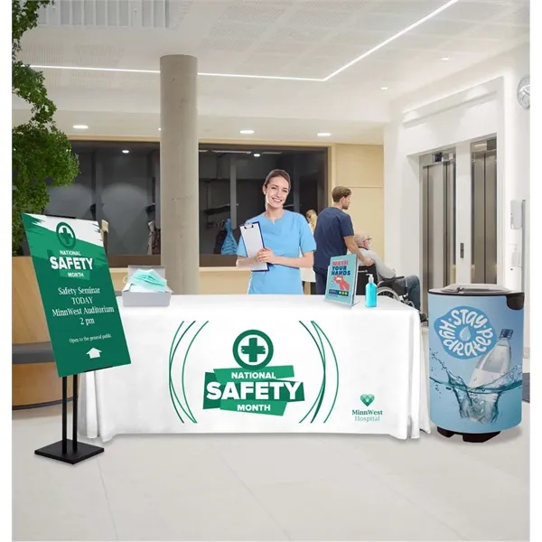 Boost your visibility with this Adjustable Sign Display.... from ASI 87188 Showdown Displays