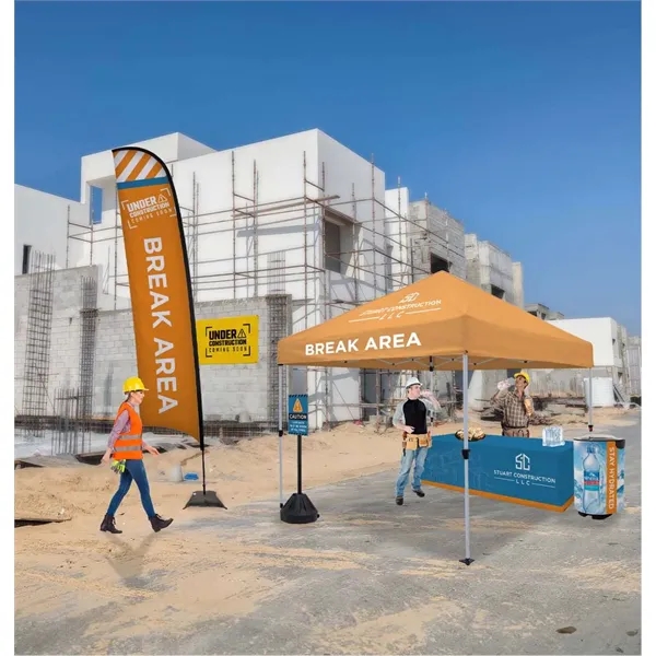 Elite Sail Sign Flags showcase brilliant colors and a long-lasting UV... from ASI 87188 Showdown Displays