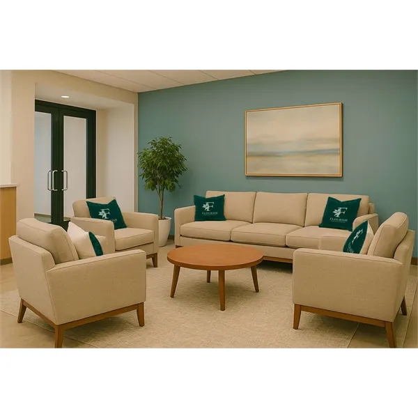 20" x 20" decorative pillow with single-sided, dye sublimation printed pillow... from ASI 87188 Showdown Displays