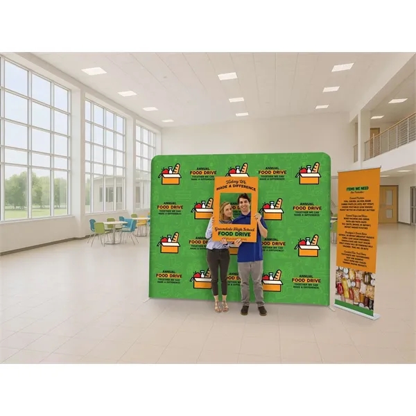 24" x 36" selfie frame made of 4mm corrugated plastic.... from ASI 87188 Showdown Displays