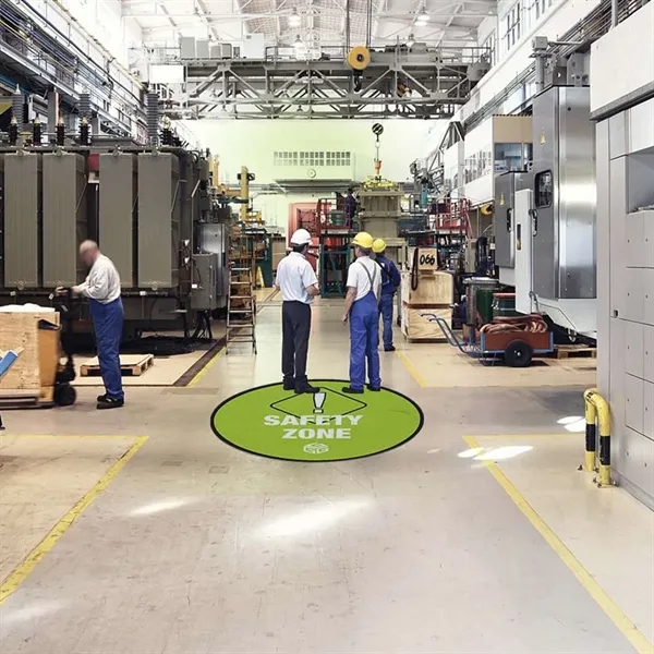 42" temporary indoor graphic panel with textured matte vinyl with fabric... from ASI 87188 Showdown Displays