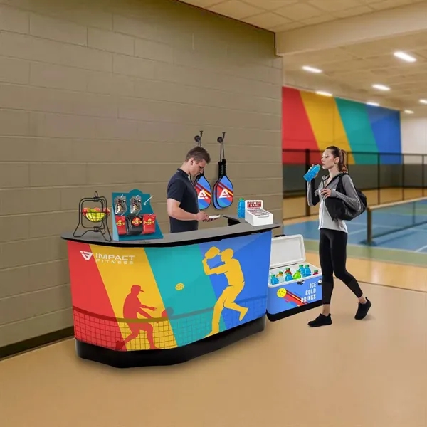 Tradeshow ready in minutes - this versatile counter offers durability, storage... from ASI 87188 Showdown Displays