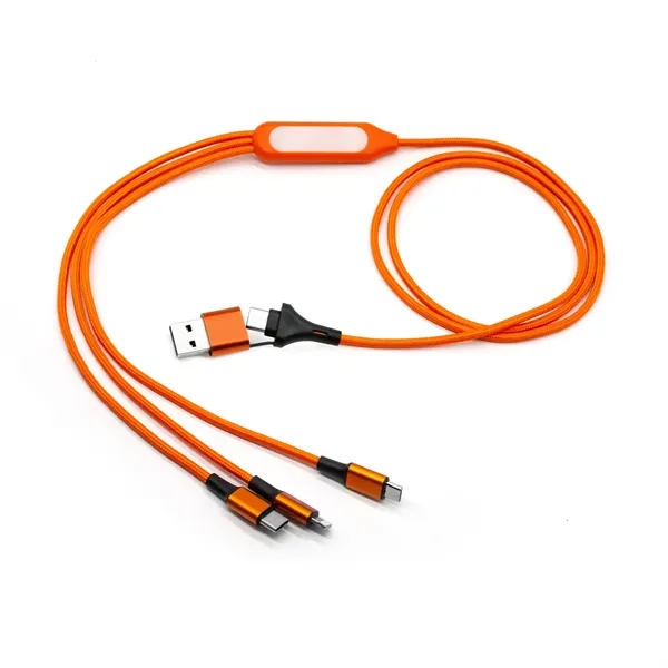 5-in-1 LED charging cable plus laser engraving on 1 location plus... from ASI 37218 Athena Promo (tm)