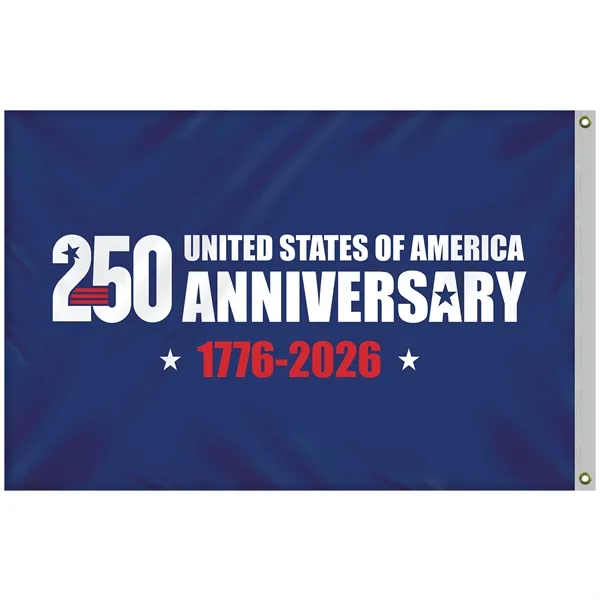 4' x 6' Double Sided Blue America 250 Anniversary Flag... from ASI 80228 Quinn