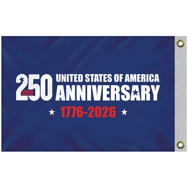 2' x 3' Double Sided Blue America 250 Anniversary Flag... from ASI 80228 Quinn