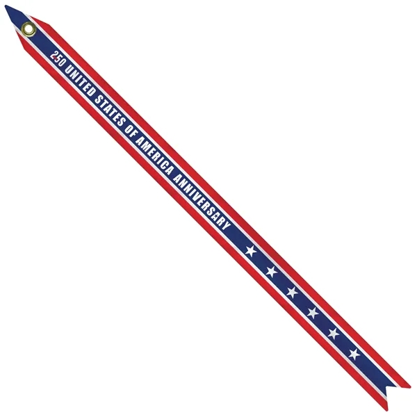 1 1/2" x 24" America 250 Anniversary Knit Polyester Streamer... from ASI 80228 Quinn