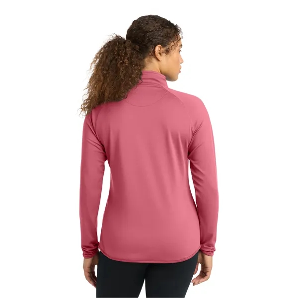 Sport-Tek Ladies Sport-Wick Stretch 1/2-Zip Pullover.... from ASI 84863 SanMar