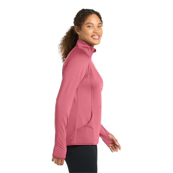 Sport-Tek Ladies Sport-Wick Stretch 1/2-Zip Pullover.... from ASI 84863 SanMar
