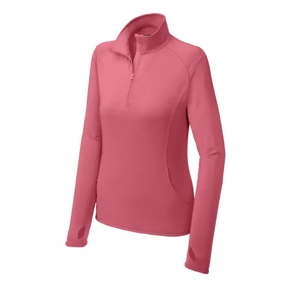 Sport-Tek Ladies Sport-Wick Stretch 1/2-Zip Pullover.... from ASI 84863 SanMar
