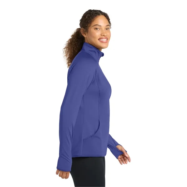 Sport-Tek Ladies Sport-Wick Stretch 1/2-Zip Pullover.... from ASI 84863 SanMar