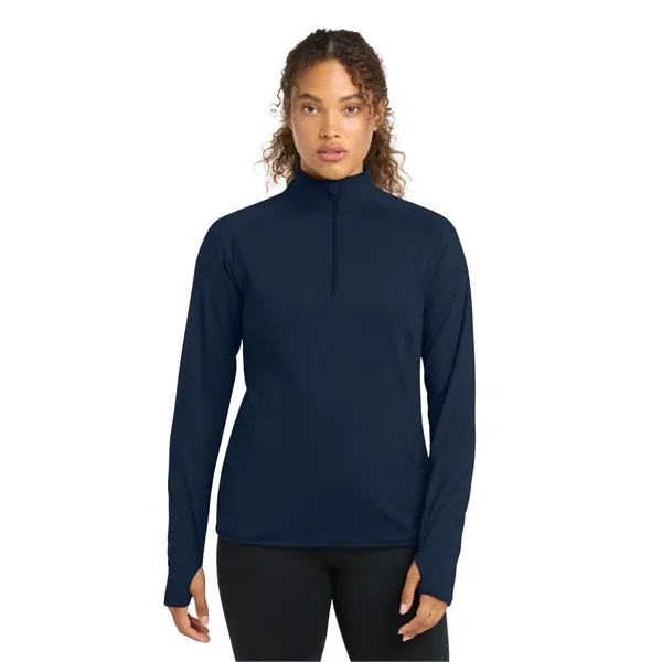 Sport-Tek Ladies Sport-Wick Stretch 1/2-Zip Pullover.... from ASI 84863 SanMar