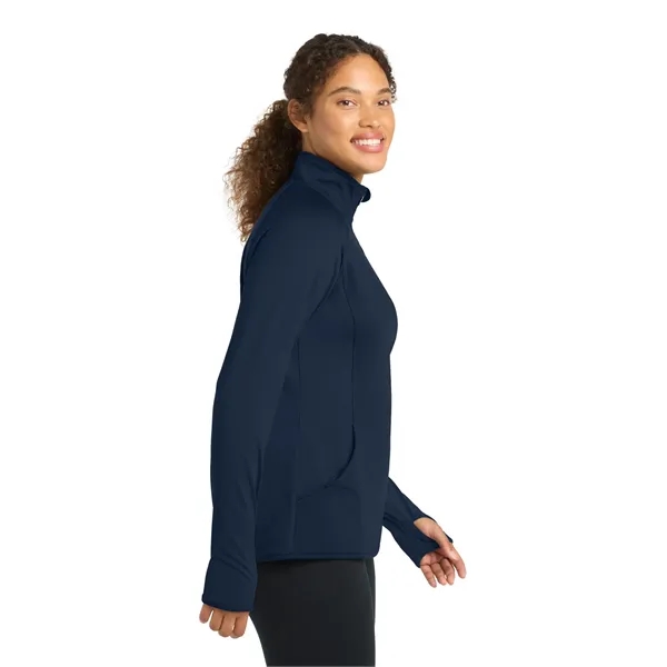 Sport-Tek Ladies Sport-Wick Stretch 1/2-Zip Pullover.... from ASI 84863 SanMar