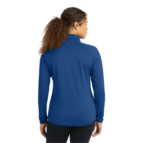 Sport-Tek Ladies Sport-Wick Stretch 1/2-Zip Pullover.... from ASI 84863 SanMar