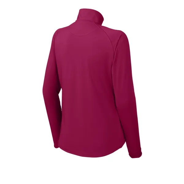 Sport-Tek Ladies Sport-Wick Stretch 1/2-Zip Pullover.... from ASI 84863 SanMar