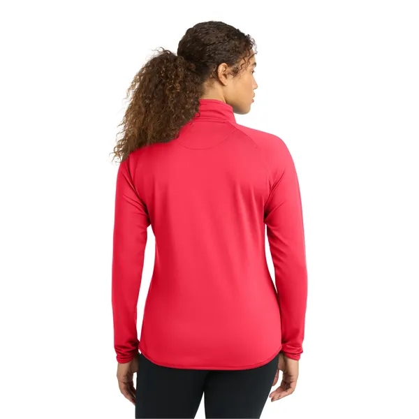 Sport-Tek Ladies Sport-Wick Stretch 1/2-Zip Pullover.... from ASI 84863 SanMar