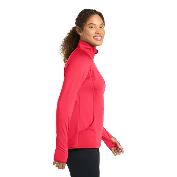 Sport-Tek Ladies Sport-Wick Stretch 1/2-Zip Pullover.... from ASI 84863 SanMar