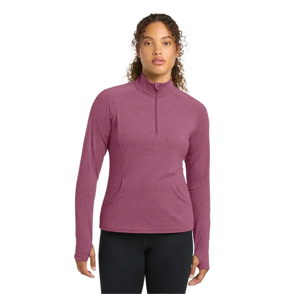 Sport-Tek Ladies Sport-Wick Stretch 1/2-Zip Pullover.... from ASI 84863 SanMar