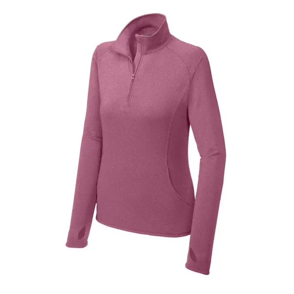 Sport-Tek Ladies Sport-Wick Stretch 1/2-Zip Pullover.... from ASI 84863 SanMar