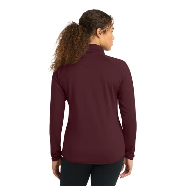 Sport-Tek Ladies Sport-Wick Stretch 1/2-Zip Pullover.... from ASI 84863 SanMar