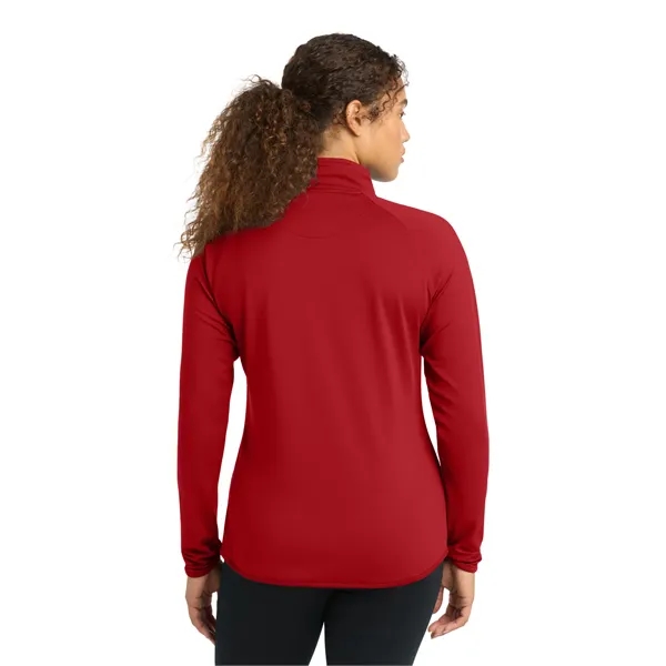 Sport-Tek Ladies Sport-Wick Stretch 1/2-Zip Pullover.... from ASI 84863 SanMar