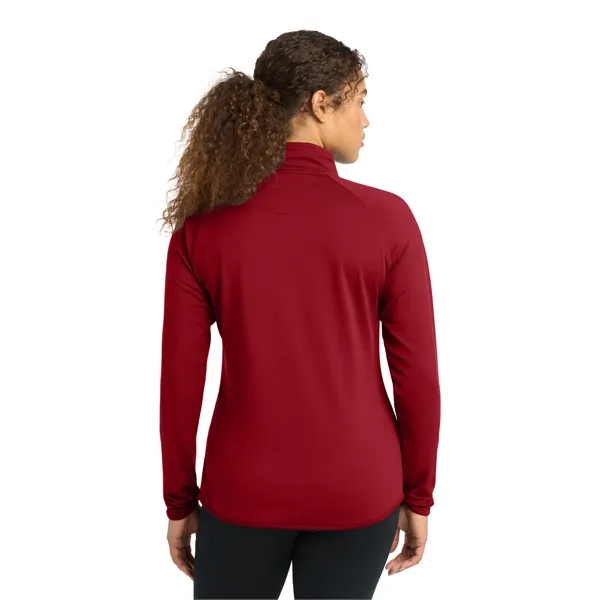 Sport-Tek Ladies Sport-Wick Stretch 1/2-Zip Pullover.... from ASI 84863 SanMar