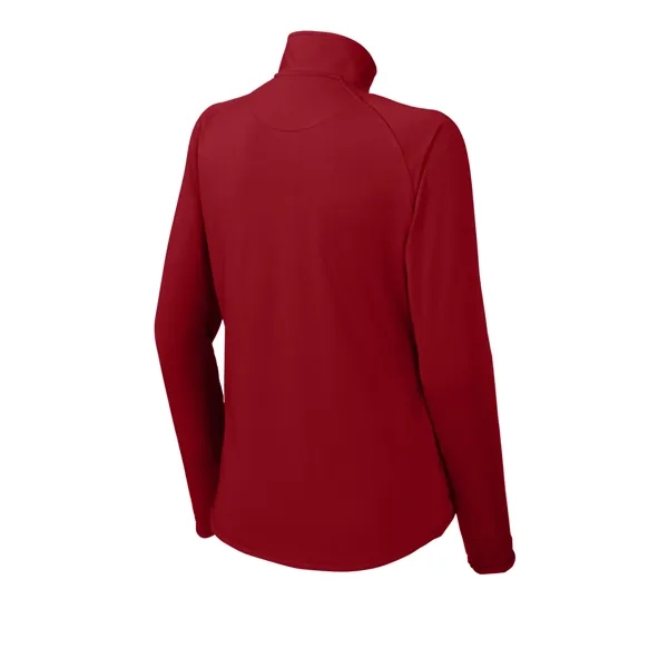 Sport-Tek Ladies Sport-Wick Stretch 1/2-Zip Pullover.... from ASI 84863 SanMar