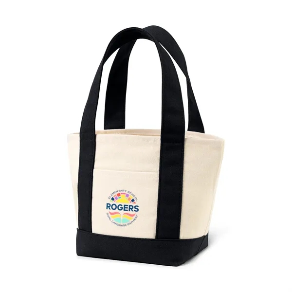 10.7" x 7" canvas tote bag with handles and exterior pockets... from ASI 56070 Gemline / Gemline®