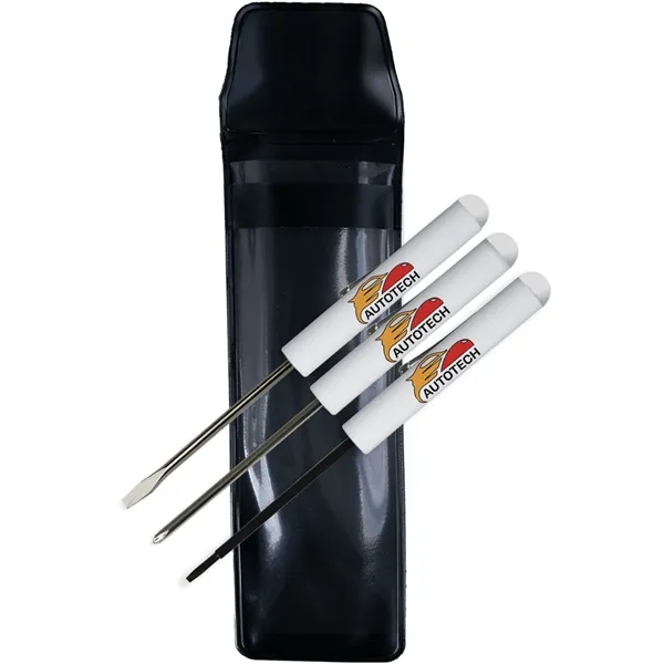 Tool set includes 1/8" flat tip, #0 Phillips head, and tech... from ASI 54040 Fey Promo / Mi Line by Fey
