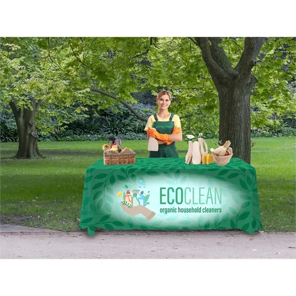 6' table throw with 4 sides and antimicrobial properties for added... from ASI 87188 Showdown Displays