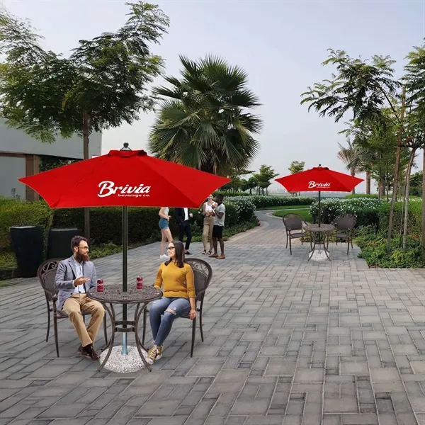 Built to brave the elements, this market umbrella brings lasting comfort... from ASI 87188 Showdown Displays