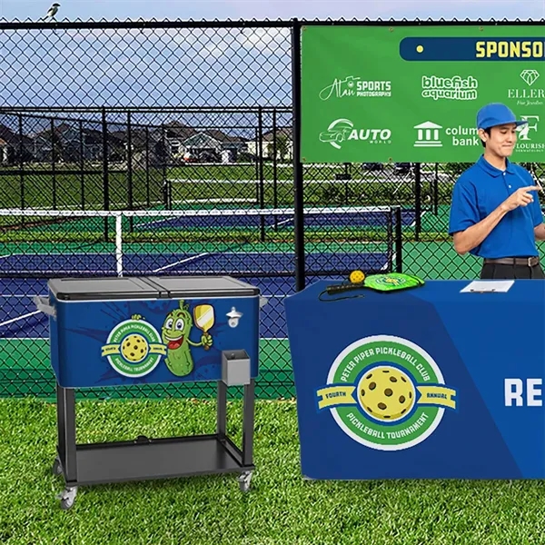 Keep drinks cold and business rolling with this cooler is ready... from ASI 87188 Showdown Displays