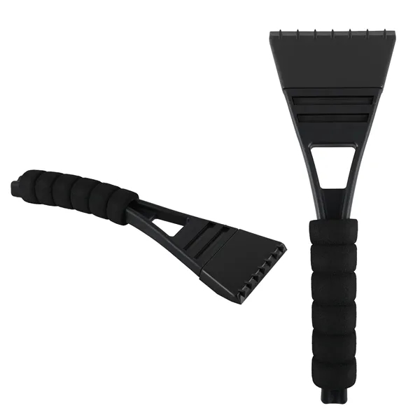 10 3/4" x 3 5/8" ice scraper with a black comfort-grip... from ASI 61966 HPG / Beacon Promotions