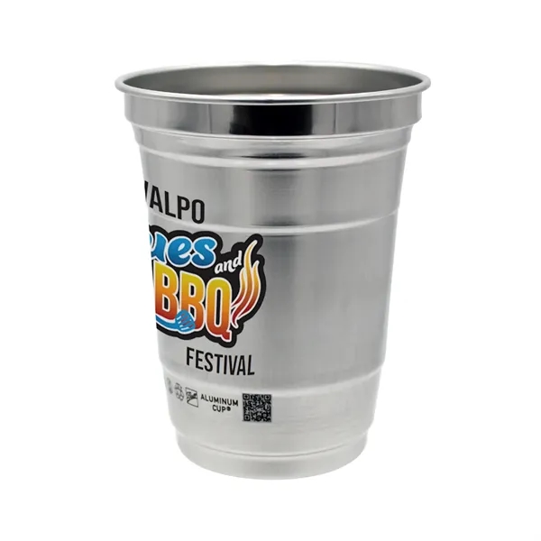 Top Cup by Ball™ 16 oz. Recycled Aluminum Cup, Full Color... from ASI 30270 Aakron Line